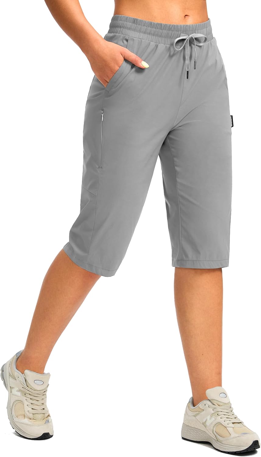 G Gradual Women's 15ft' Long Shorts for Hiking and Outdoor Fun