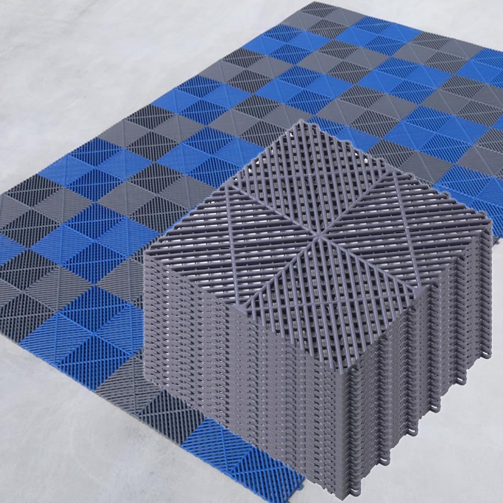 Interlocking Garage Floor Tiles for Easy Installation and Style