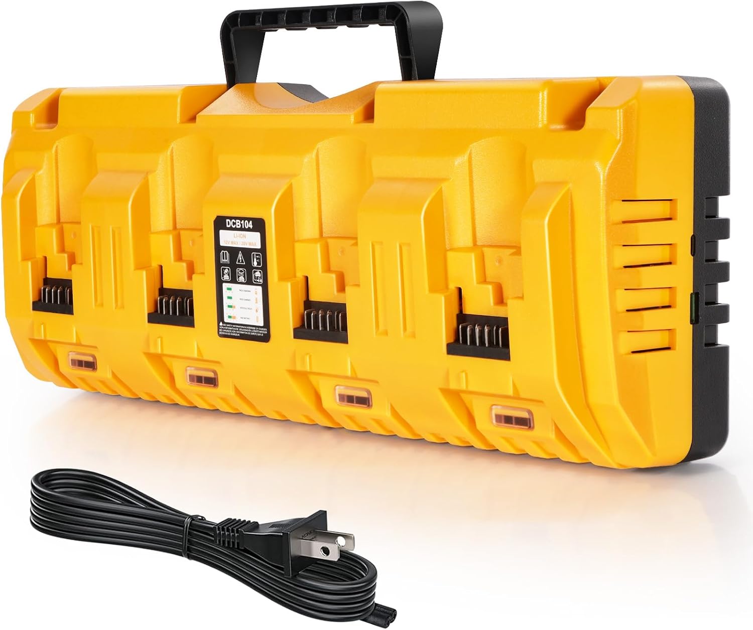 DCB104 Replacement for Dewalt Battery Charger Station with USB