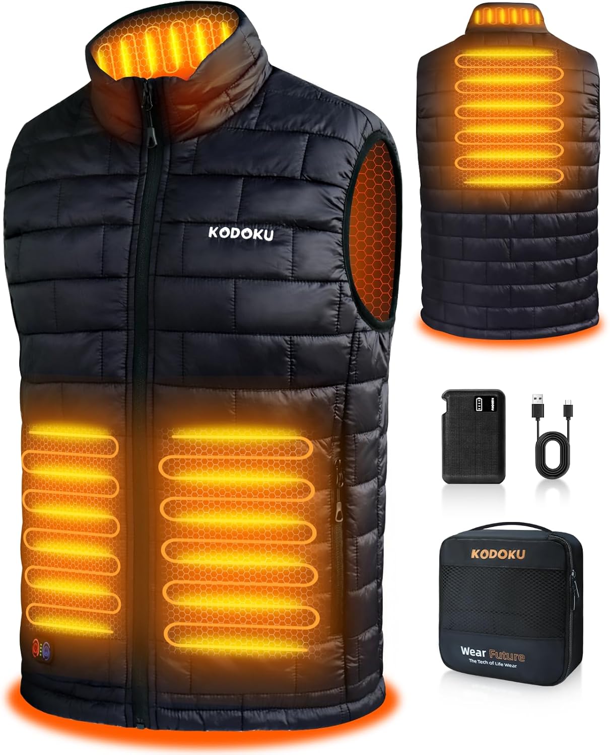 KODOKU Men's Heated Vest: Ultimate Winter Warmth & Comfort