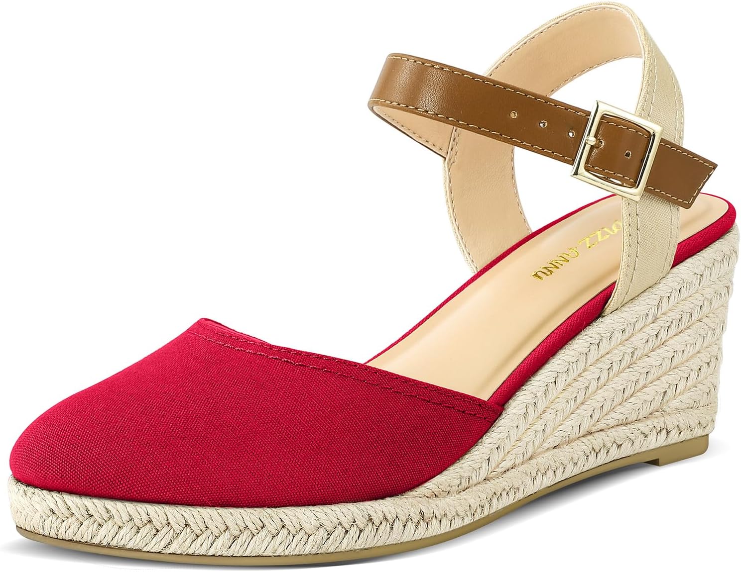 PIZZ ANNU Women's Espadrille Wedge Sandals for Summer Style