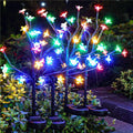 Solar Garden Lights Outdoor 6Pack - Cherry Blossom Solar Flower Stakes
