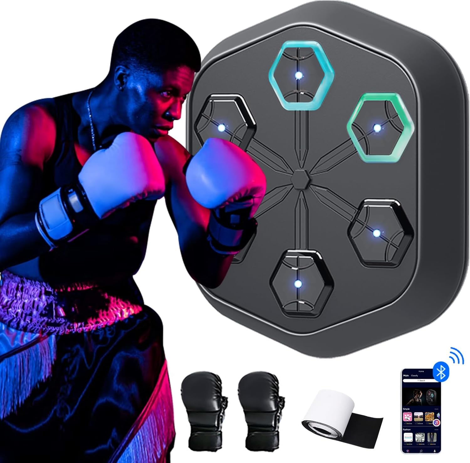 Kickboxing Bluetooth Punching Trainer for Home Gym