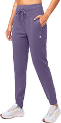Fleece Lined High Waisted Joggers for Women - Warm, Water (Style PLSR)