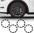 Fit for Tesla Model Y Rim Protector 20 in 2020-2024 - Matte Black