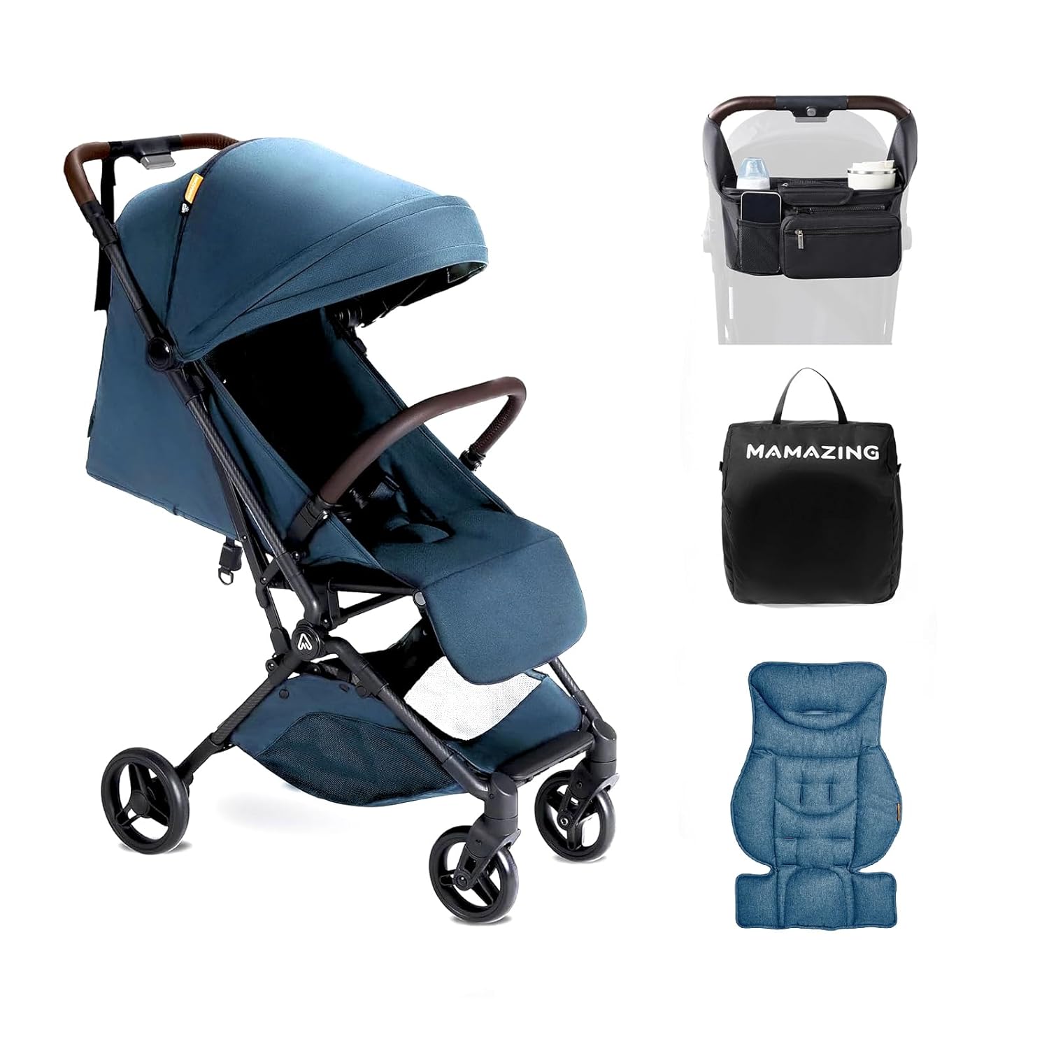 Lightweight Baby Travel Stroller with Carbon Fiber Frame