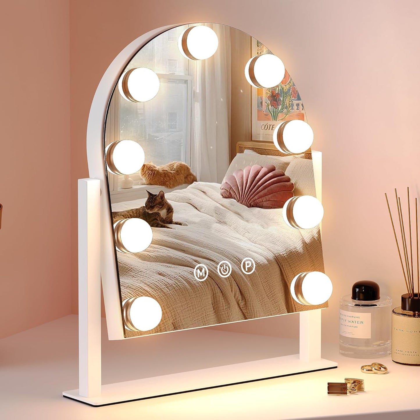 ZL ZELing Makeup Mirror with Lights for Flawless Beauty