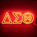 Delta Sigma Theta Neon Sign 17x12 in - Dimmable Red Sorority Light