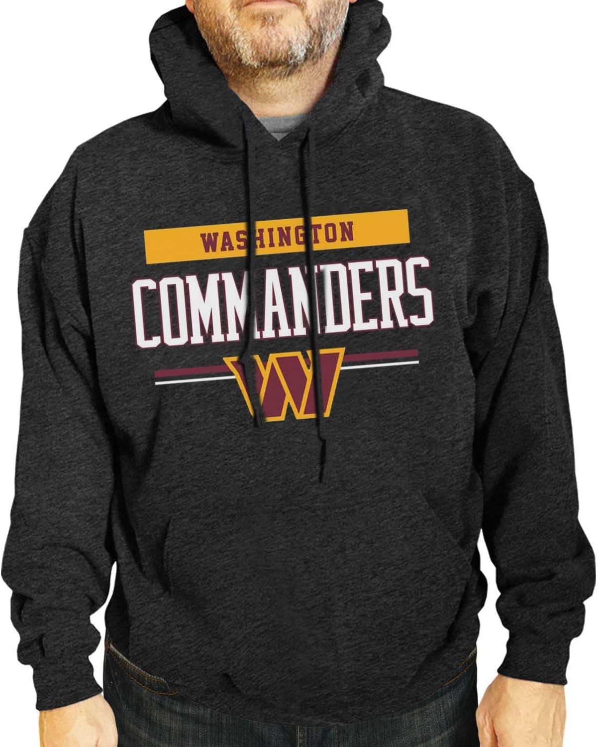 NFL Adult Gameday Charcoal Hooded Sweatshirt for Fans