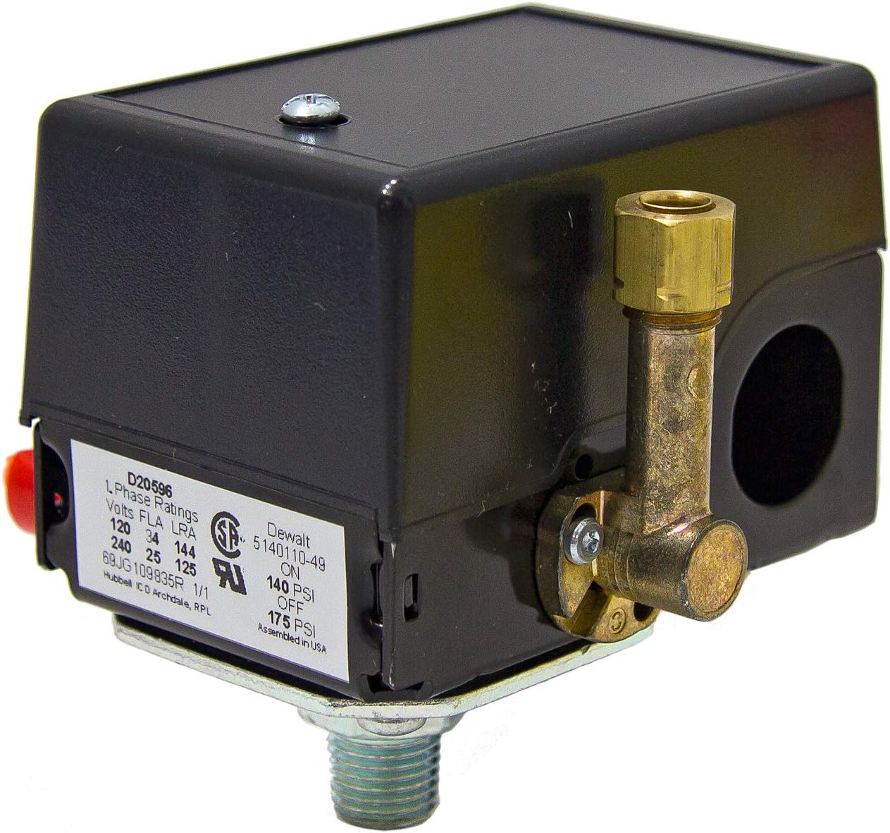 Pro Parts Plus 2 Stage Air Compressor Pressure Switch 145/175