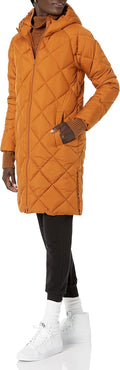 Women's Puffer Jacket Knee Length Heavyweight Winter Coat - Warm