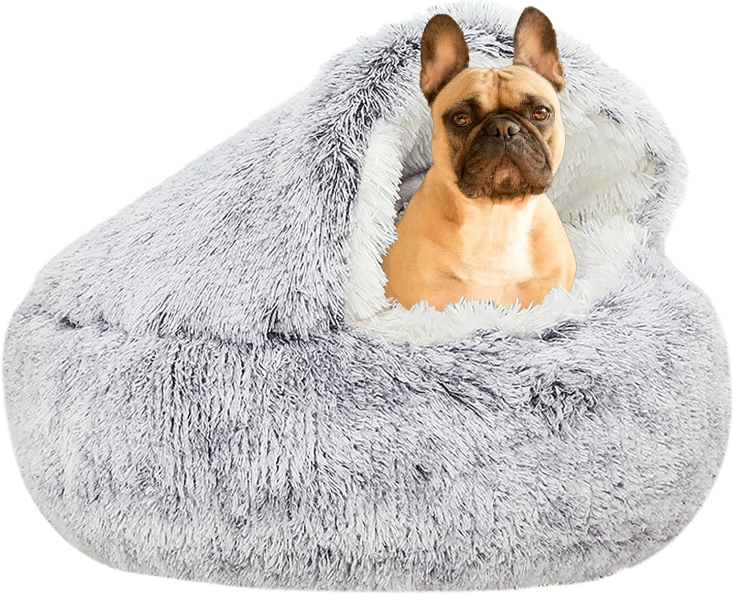 YUDANSI Small Dog Bed Hooded Cat Cave for Cozy Indoor Pets
