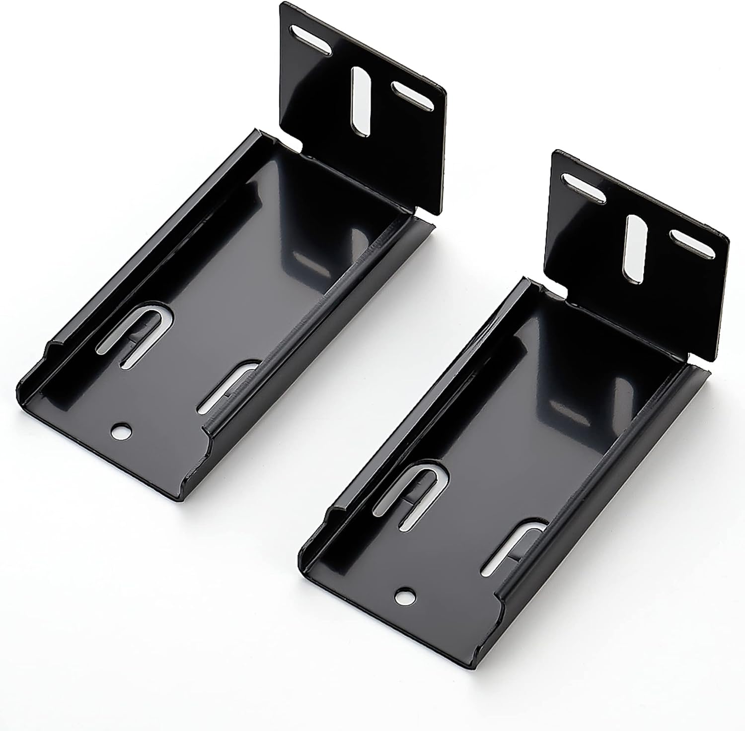 10 Pairs Black Heavy Duty Rear Mount Brackets for Drawer Slides