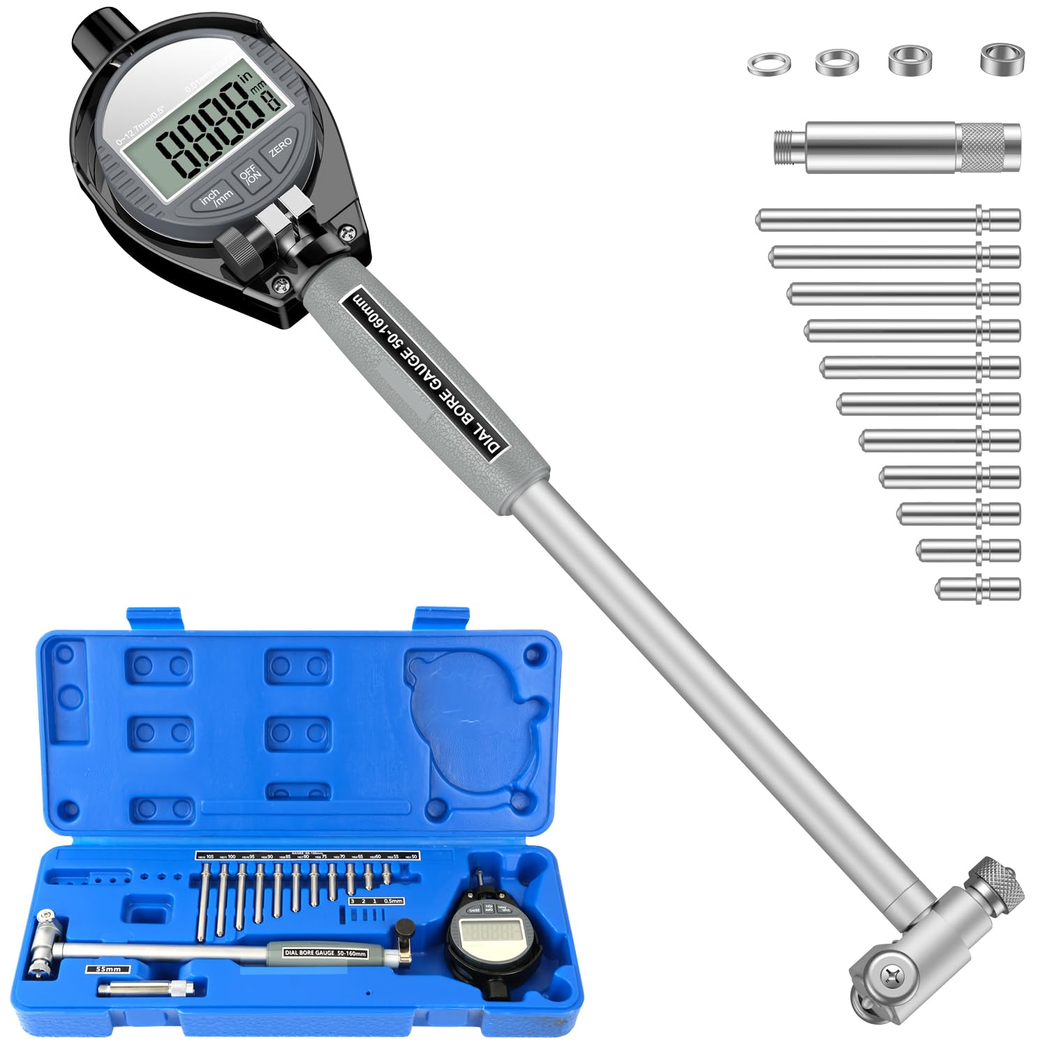 HDLNKAK Digital Bore Gauges Set for Precision Engine Measurement