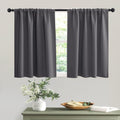 Energy Saving Privacy Curtains Set - 42x36 Grey (Set of 2)