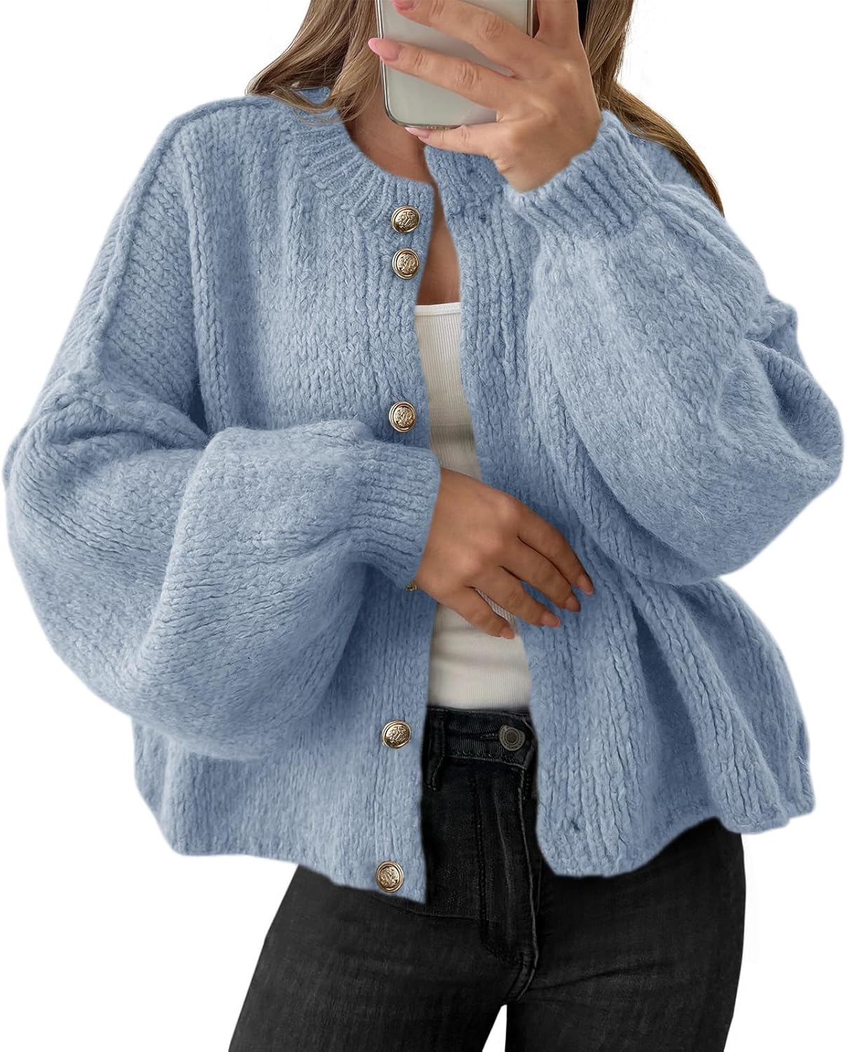 Oversized Cardigans for Women: Cozy Button Up Sweater Coats