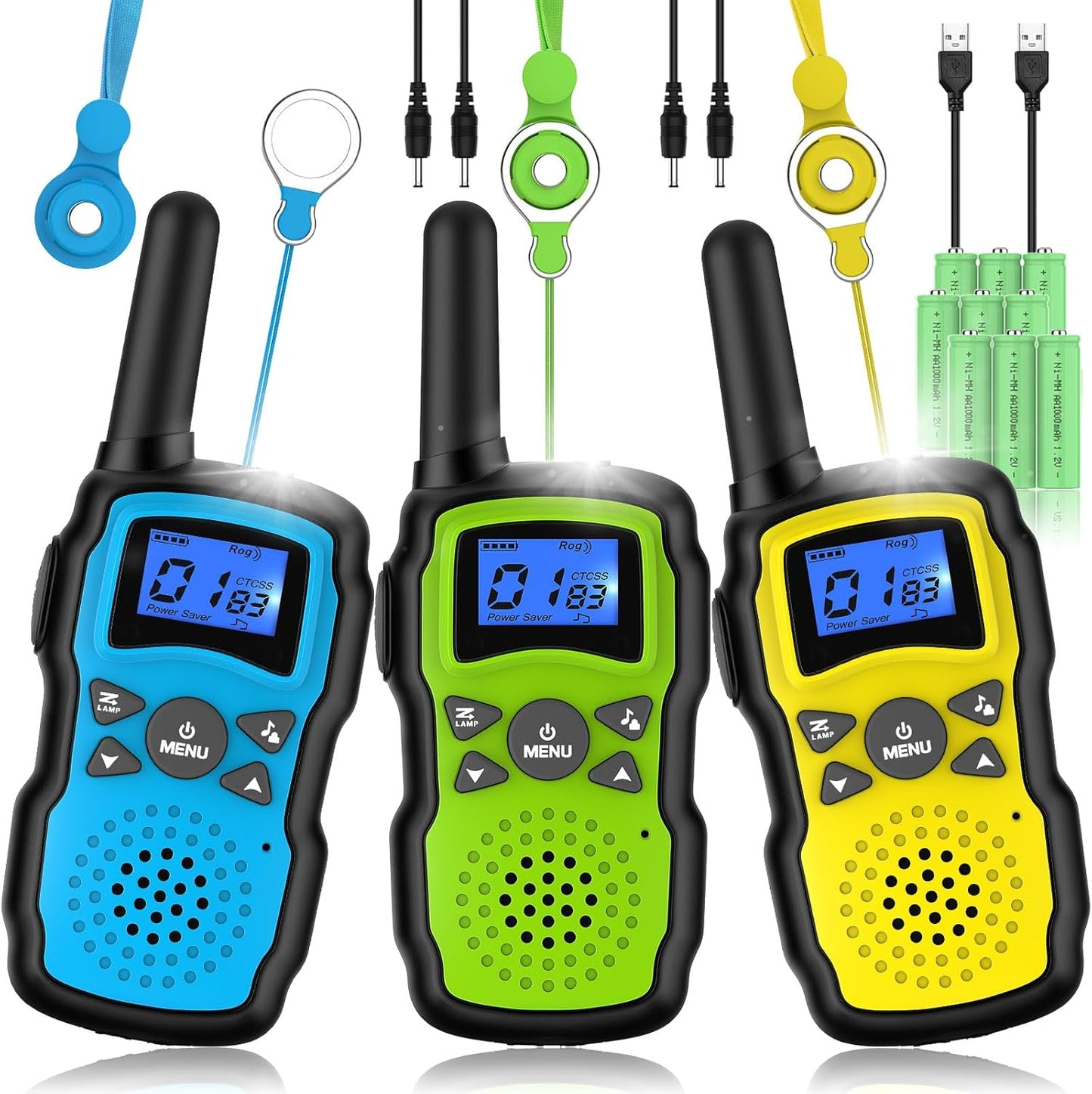 Wishouse Walkie Talkies Rechargeable for Kids and Adults Fun