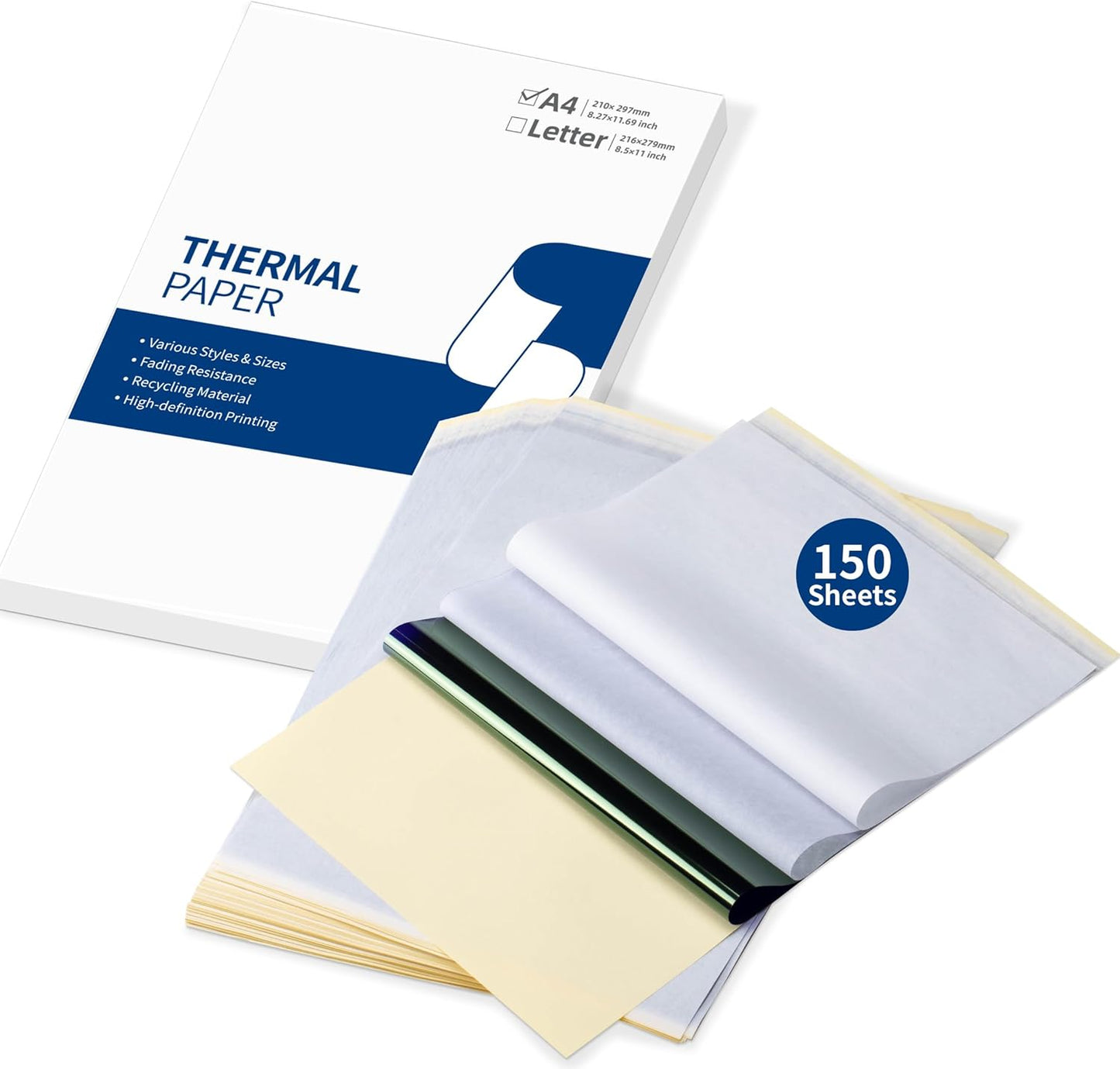 150Pcs A4 Tattoo Transfer Paper - Easy Stencil Creation!