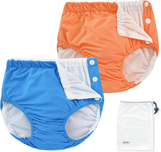 Soft Reusable Swim Diapers for Babies by EZ Moms