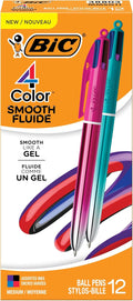 BIC 4 Color Smooth Gradient Multicolor Ballpoint Pen - Smooth