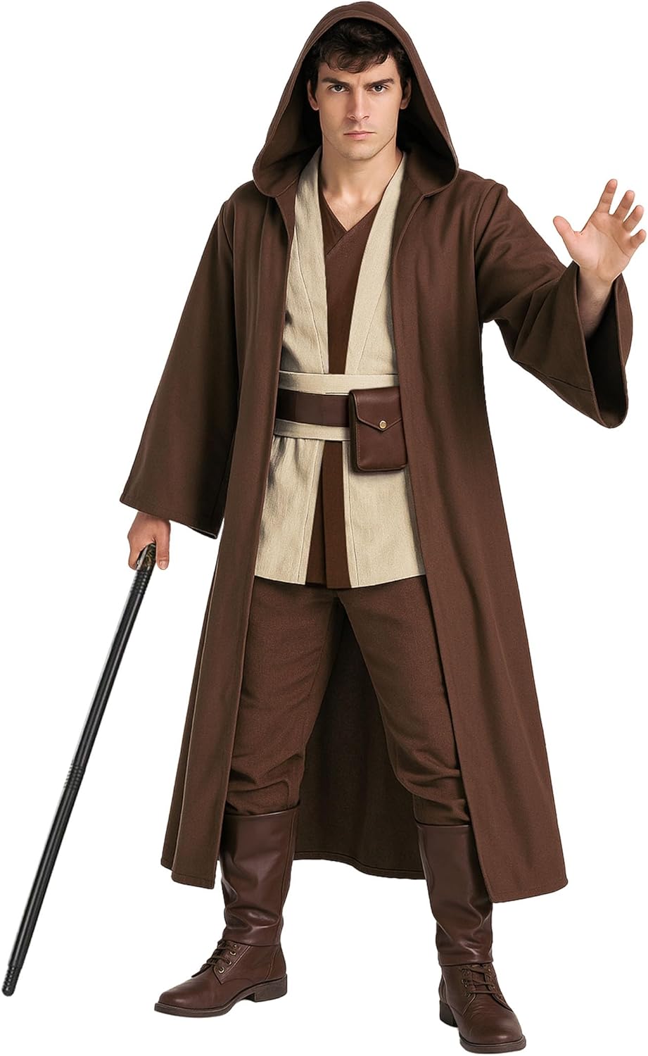 Morph Star Fantasy Hooded Robe Costume for Men - Space Cosplay