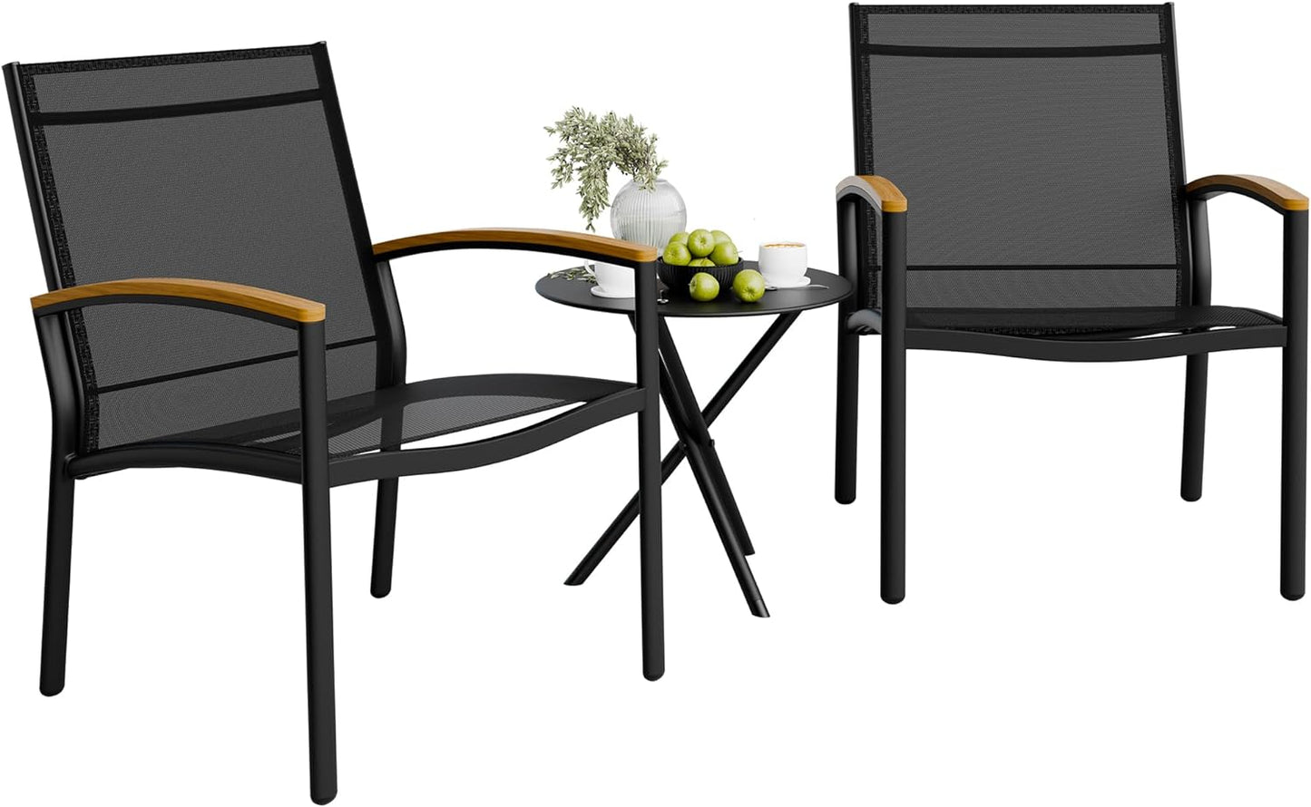 Shintenchi 3 Pieces Patio Bistro Set for Outdoor Relaxation