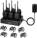Walkie Talkies for Adults Long Range Rechargeable 6-Pack - Organized