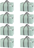 VENO 8 Pack Moving Bags - Heavy Duty Extra Large Totes for Moving