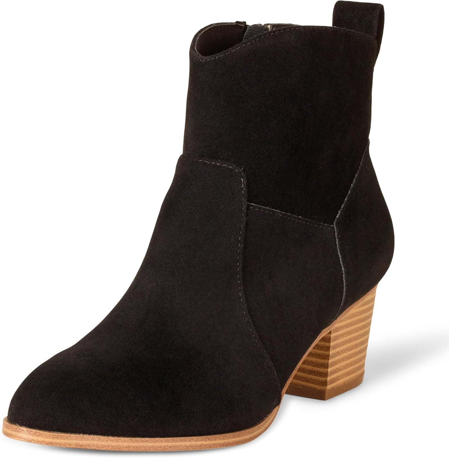 Western Ankle Boots with Stacked Heel for Stylish Comfort