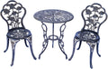 KAILI Outdoor Furniture Bistro Set with Rose Pattern - Compact Patio