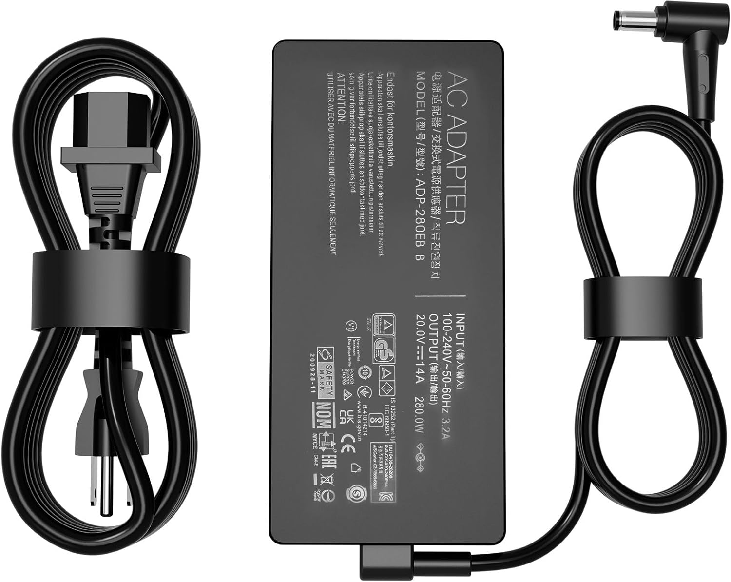 280W AC Charger for Asus ROG Strix G15 G17 Gaming Laptops