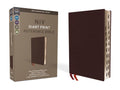 NIV Reference Bible Giant Print Bonded Leather Burgundy Red Letter
