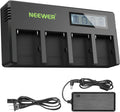 Neewer 4-Channel NP-F Battery Charger with LCD Screen - Fast