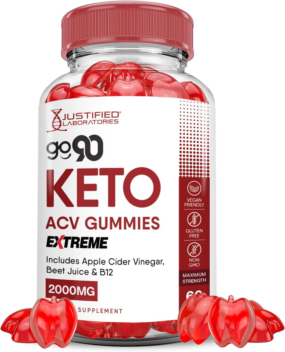 Extreme 2000MG Keto ACV Gummies - Energy Boost!