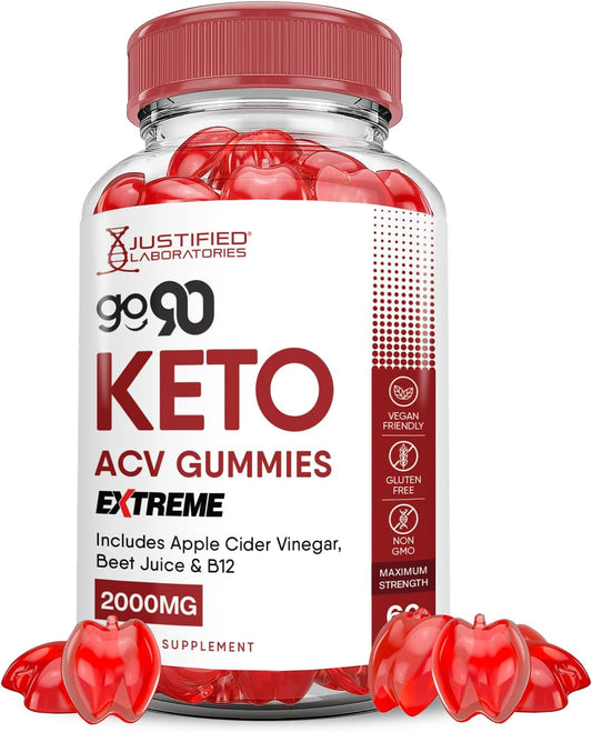 Extreme 2000MG Keto ACV Gummies - Energy Boost!