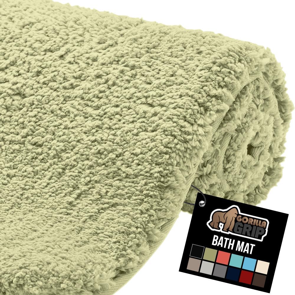 GORILLA GRIP Premium Luxury Bath Rug for Soft and Cozy Comfort