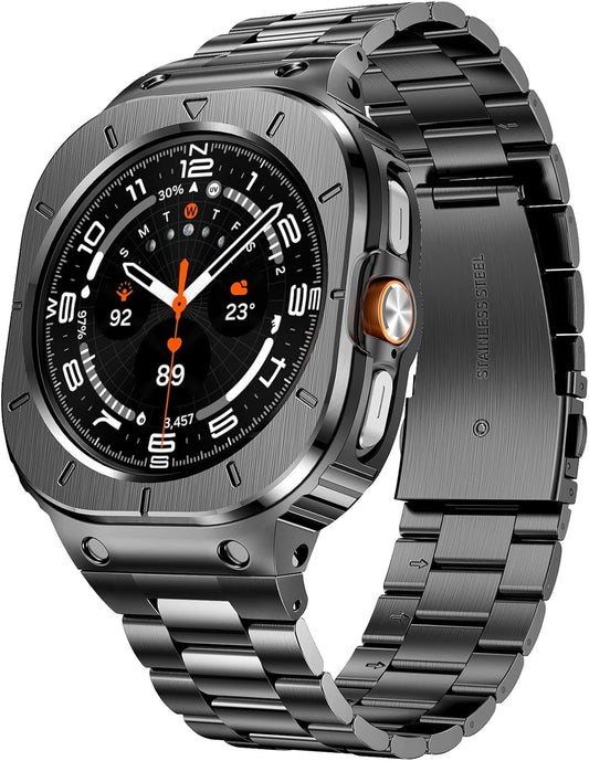 SUPLINK Stainless Steel Case and Bands for Galaxy Watch Ultra