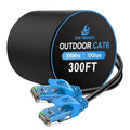 300FT Outdoor Cat6 Ethernet Cable - Heavy Duty Direct Burial 10Gbps