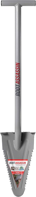 Root Assassin 35in T-Handle Metal Detecting Shovel - Compact Digging