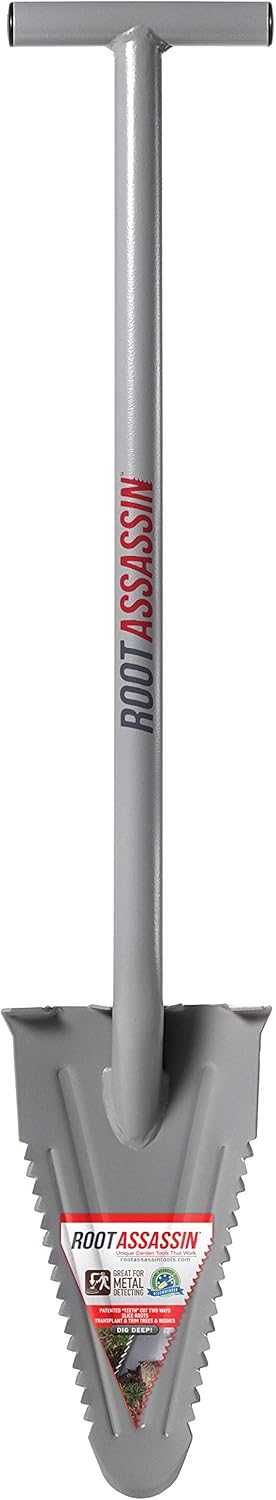 ROOT ASSASSIN 35in T-Handle Metal Detecting Shovel Review