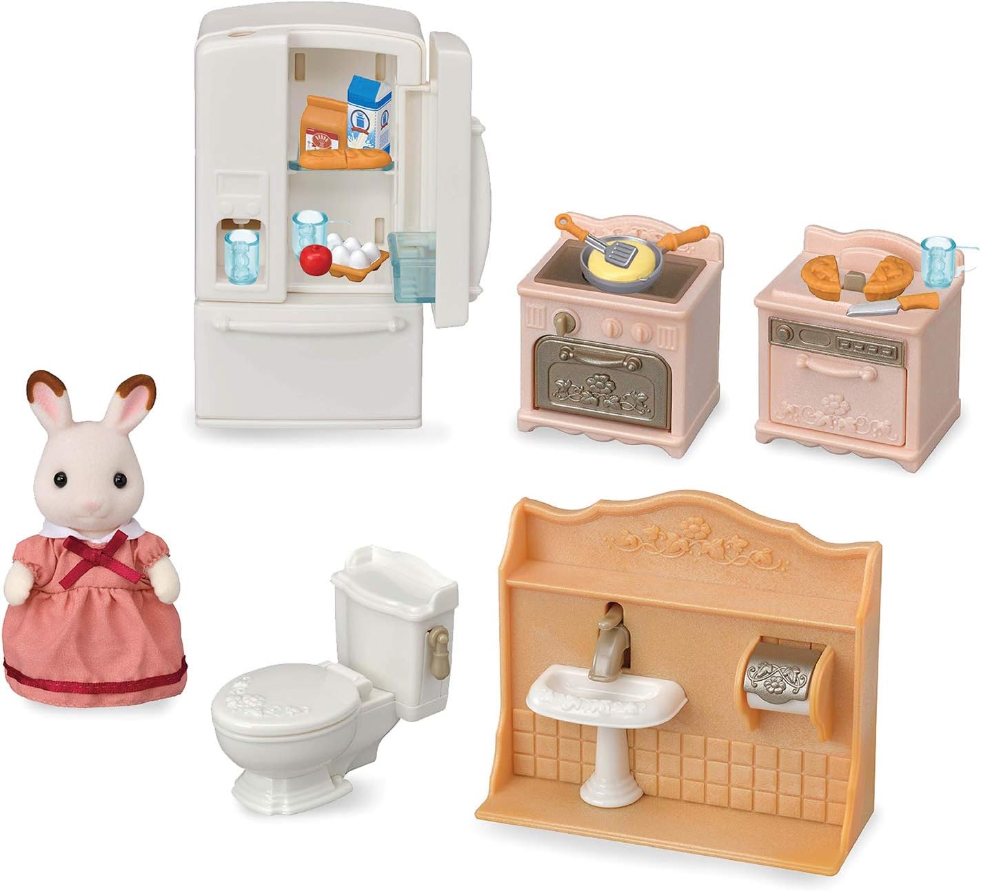 Calico Critters Playful Starter Furniture Set for Dollhouses
