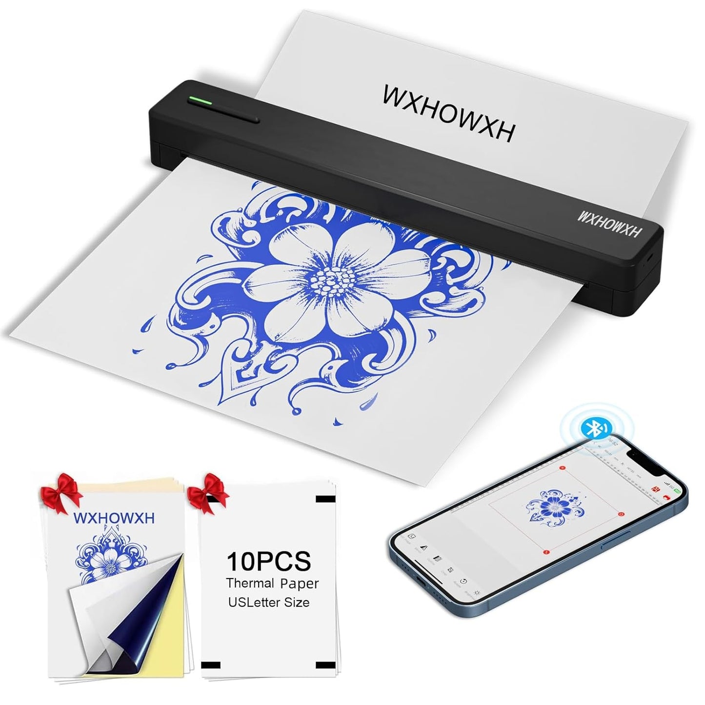 Compact Tattoo Stencil Printer for Artists and Beginners
