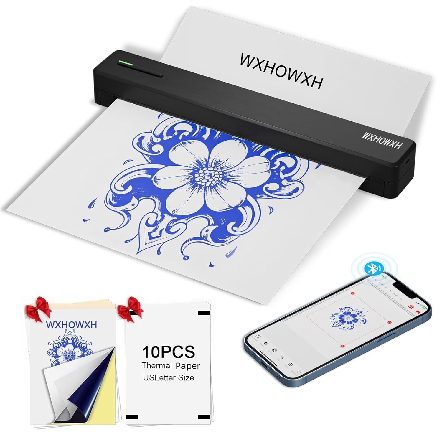 Compact Tattoo Stencil Printer for Artists and Beginners