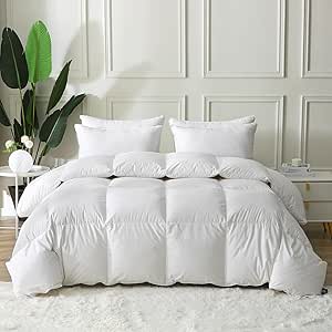 BPC Queen Size Down Comforter for All Season Comfort