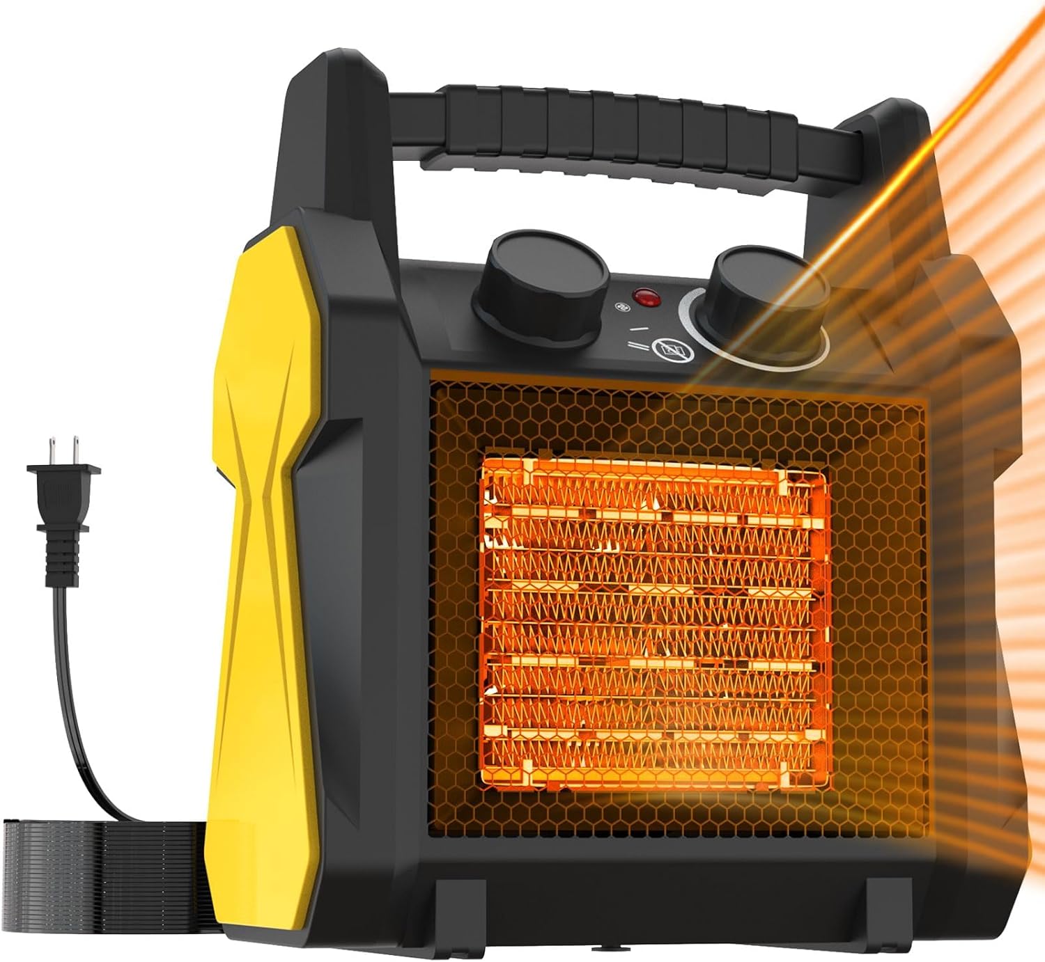 1500W Electric Patio Heater - Fast Heating, Safety Features