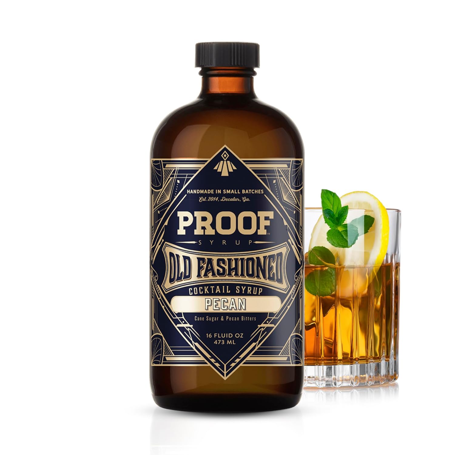 Old Fashioned Cocktail Mix with Real Bitters & Pecan Flavor