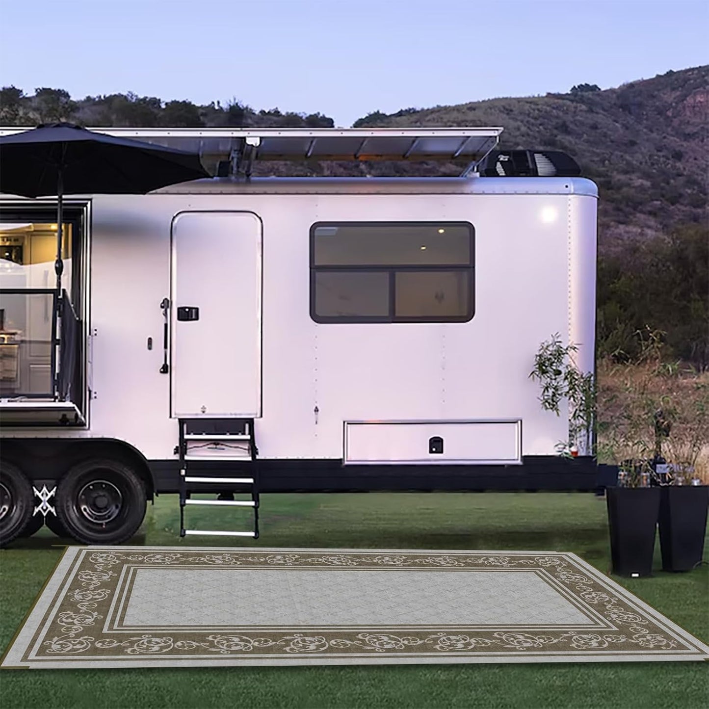 EEZ RV Products 9ftx12ft RV Mat for Durable Outdoor Use
