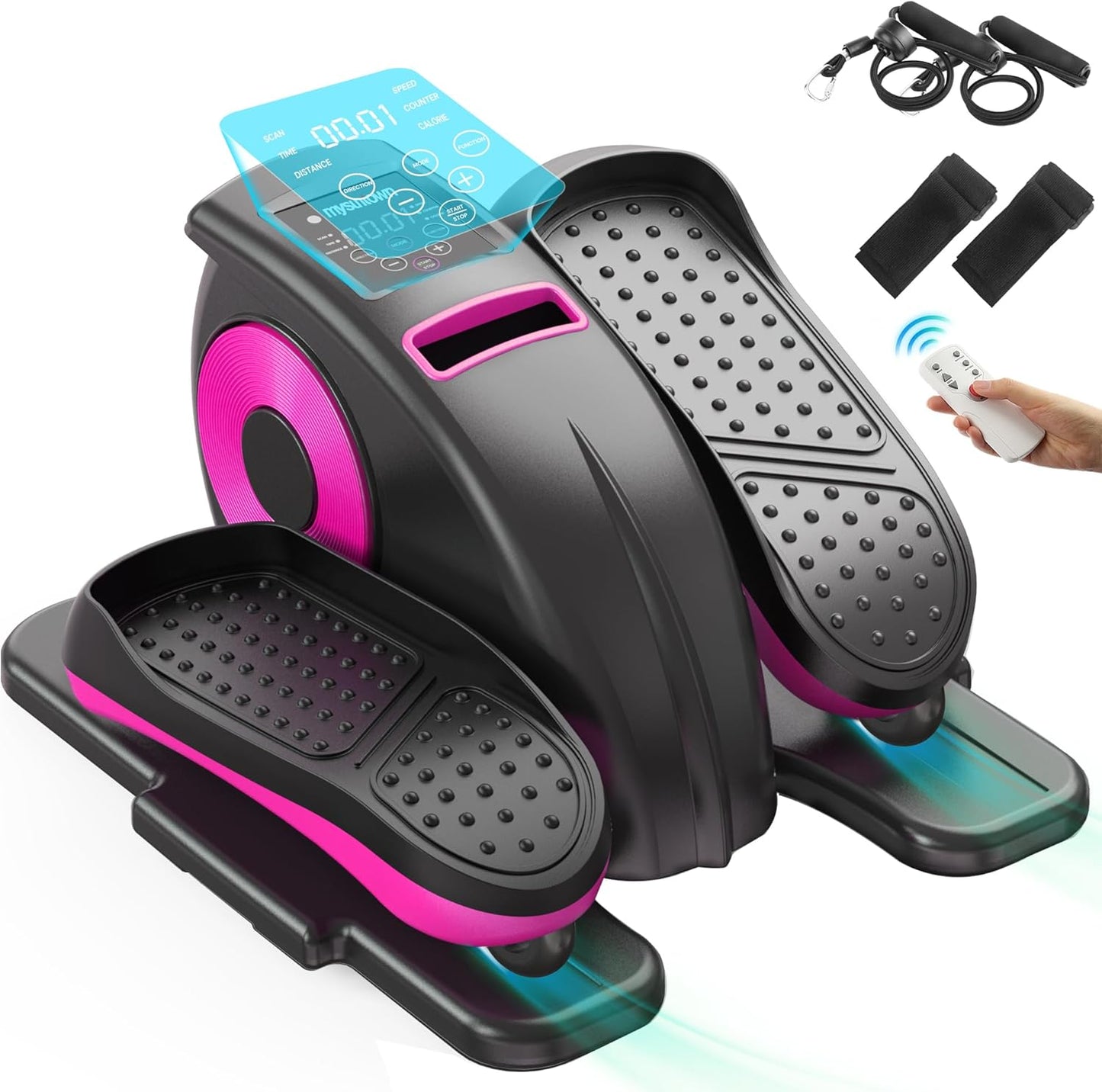 Quiet & Portable Under Desk Elliptical by mysuntown