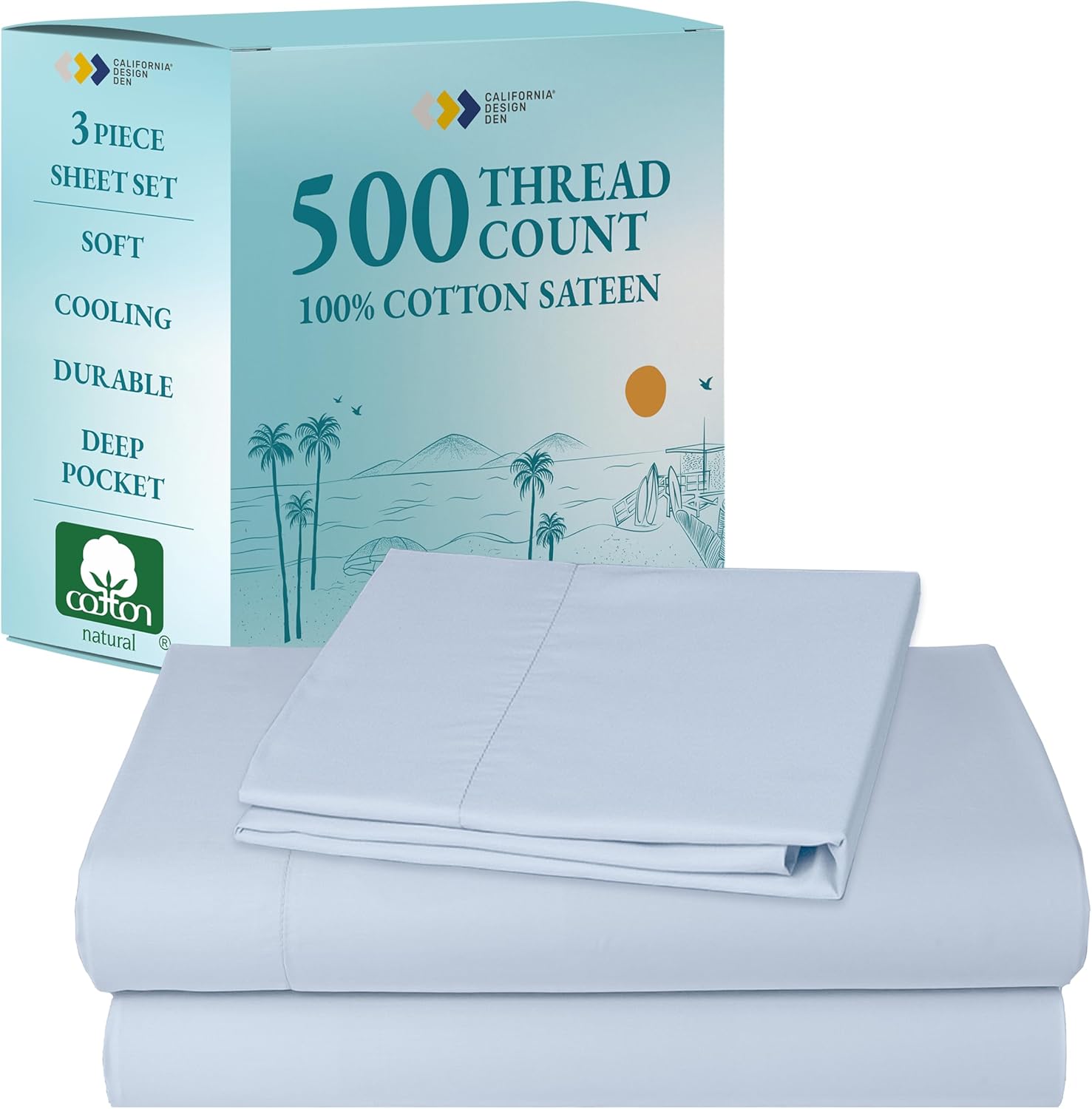 California Design Den Twin Sheets Set for Comfortable Sleep
