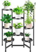 8 Tier Metal Plant Stands - Heavy Duty Corner Shelf for Multiple Pots